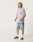 The Critical Slide Society Mens Jumbo Pocket T-Shirt - Washed Purple - ManGo Surfing