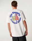 The Critical Slide Society Mens Supply T-Shirt - Vintage White - ManGo Surfing