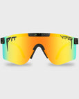 The Monster Bull Polarized Double Wide Sunglasses - Polarized Orange Revo Mirror - ManGo Surfing
