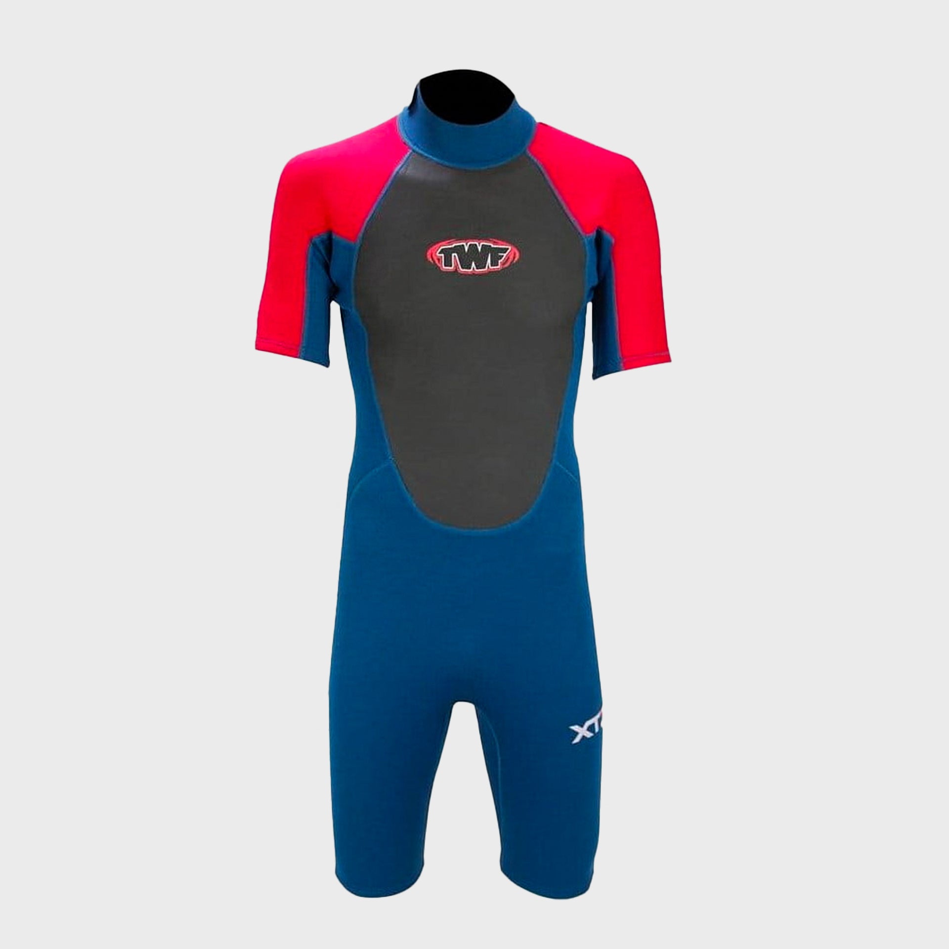 TWF XT3 3mm Mens Shortie Wetsuit - Red - ManGo Surfing