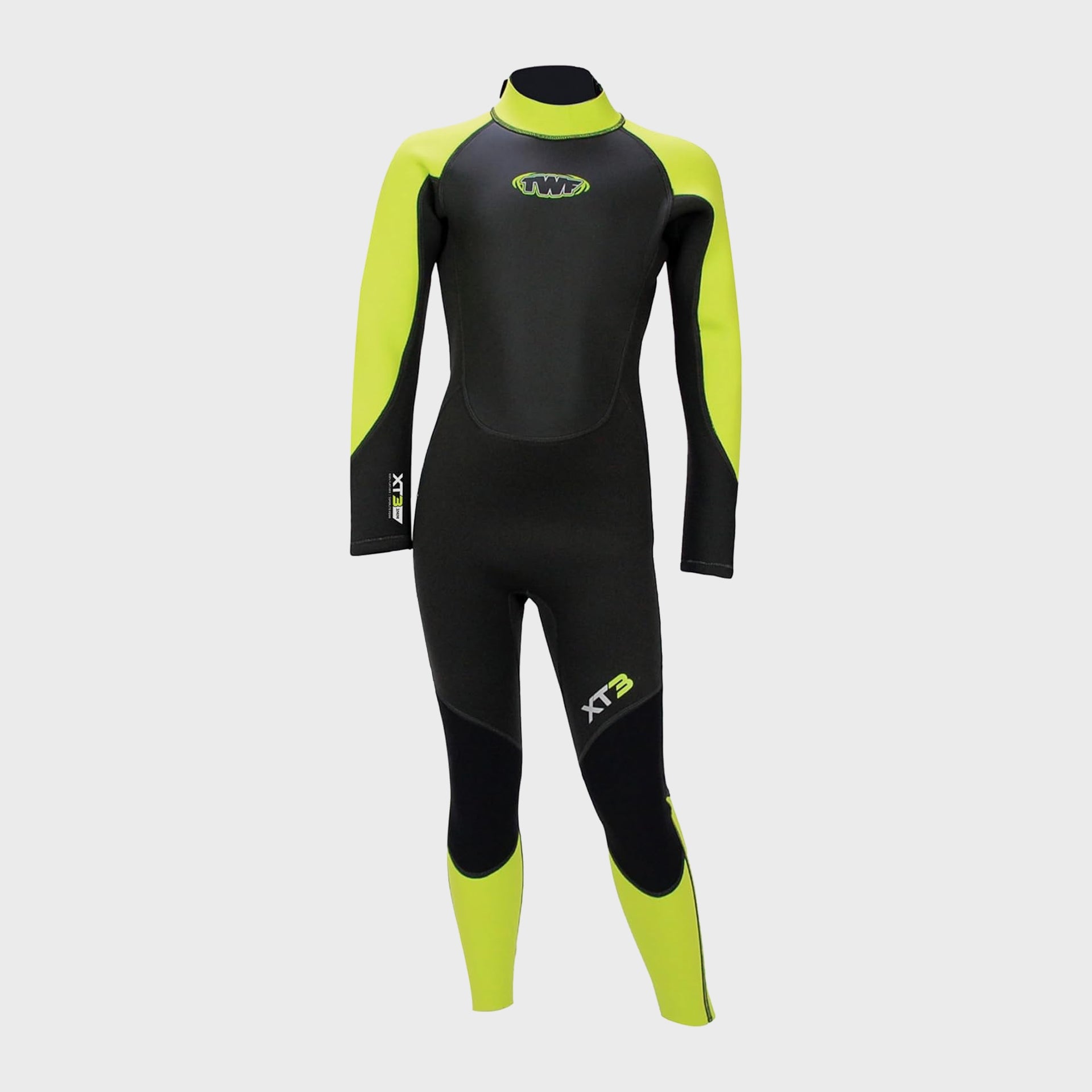 TWF XT3 3mm Kids Wetsuit - Black/Lime – ManGo Surfing