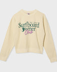 T&C Surf Designs Womens Owner Crew Sweatshirt - Greige