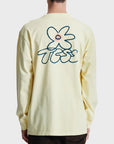 The Critical Slide Society Mens Bloom Long Sleeve T-Shirt - Banana - ManGo Surfing