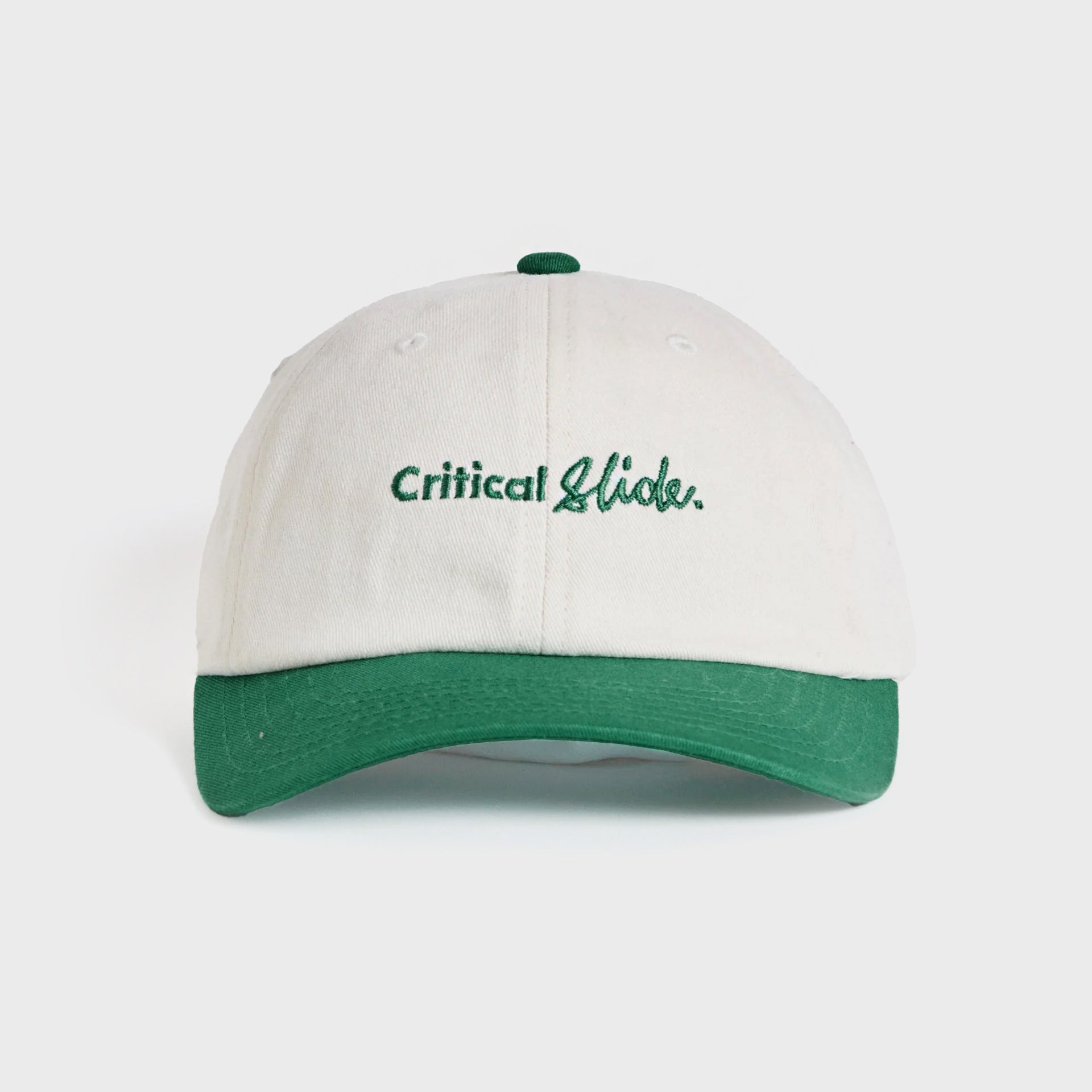 The Critical Slide Society Mens Institute Dad Cap - One Size - Green - ManGo Surfing