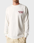 The Critical Slide Society Mens Log Removals Long Sleeve T-Shirt - Vintage White - ManGo Surfing