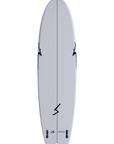 Aloha Sequoia Twin Peaks Modern Twin Fin Surfboard - Clear 6'10 - FCSII - ManGo Surfing