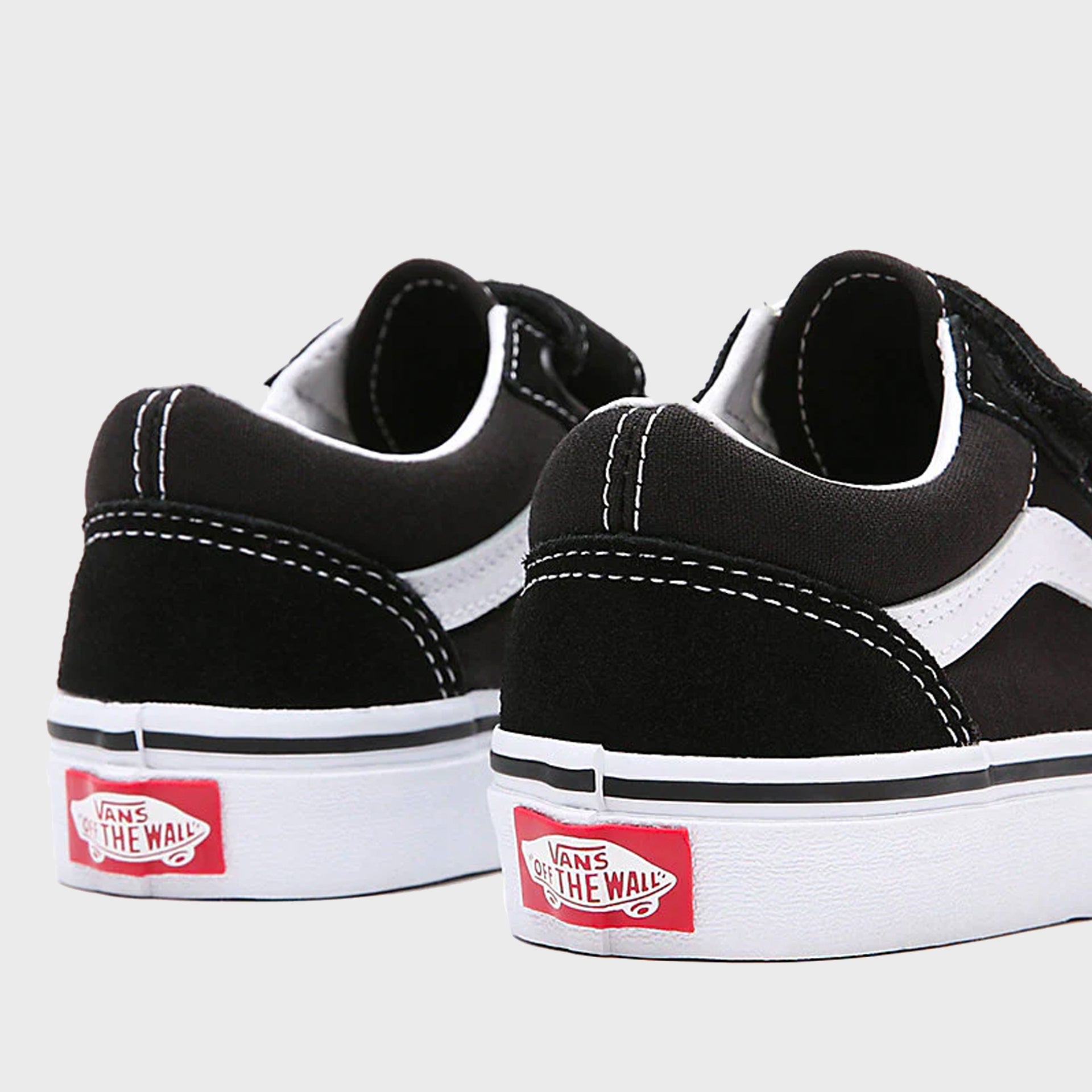 Vans old skool hot sale v black true white