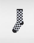 Vans Kids Classic Check Crew Socks (1 Pair) - Black/White - ManGo Surfing