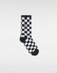 Vans Kids Classic Check Crew Socks (1 Pair) - Black/White - ManGo Surfing