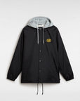 Vans Mens Riley II Coach Jacket - Black - ManGo Surfing