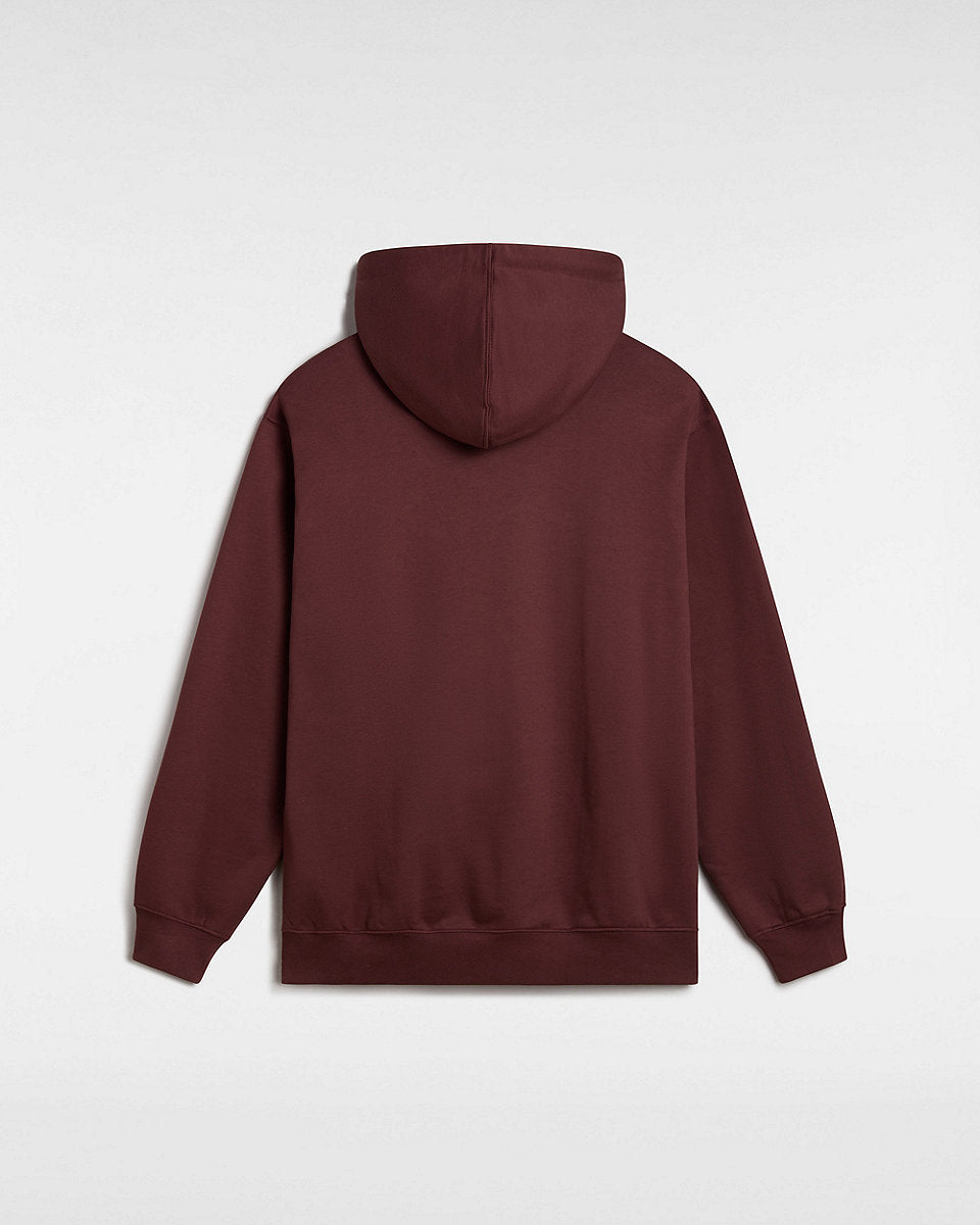 Vans Mens Oval Loose Pullover Hoodie - Bitter Chocolate - ManGo Surfing