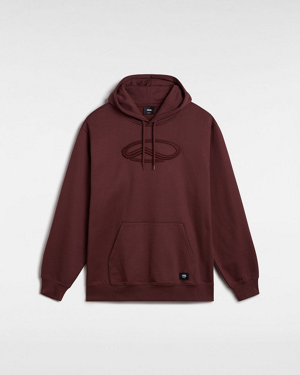 Vans Mens Oval Loose Pullover Hoodie - Bitter Chocolate - ManGo Surfing