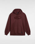Vans Mens Oval Loose Pullover Hoodie - Bitter Chocolate - ManGo Surfing