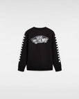 Vans Kids Exposition Check II Crew Sweatshirt (8-14 Years) - Black - ManGo Surfing