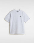 Vans Mens Left Chest Embroidered Logo T-Shirt - Light Grey Heather