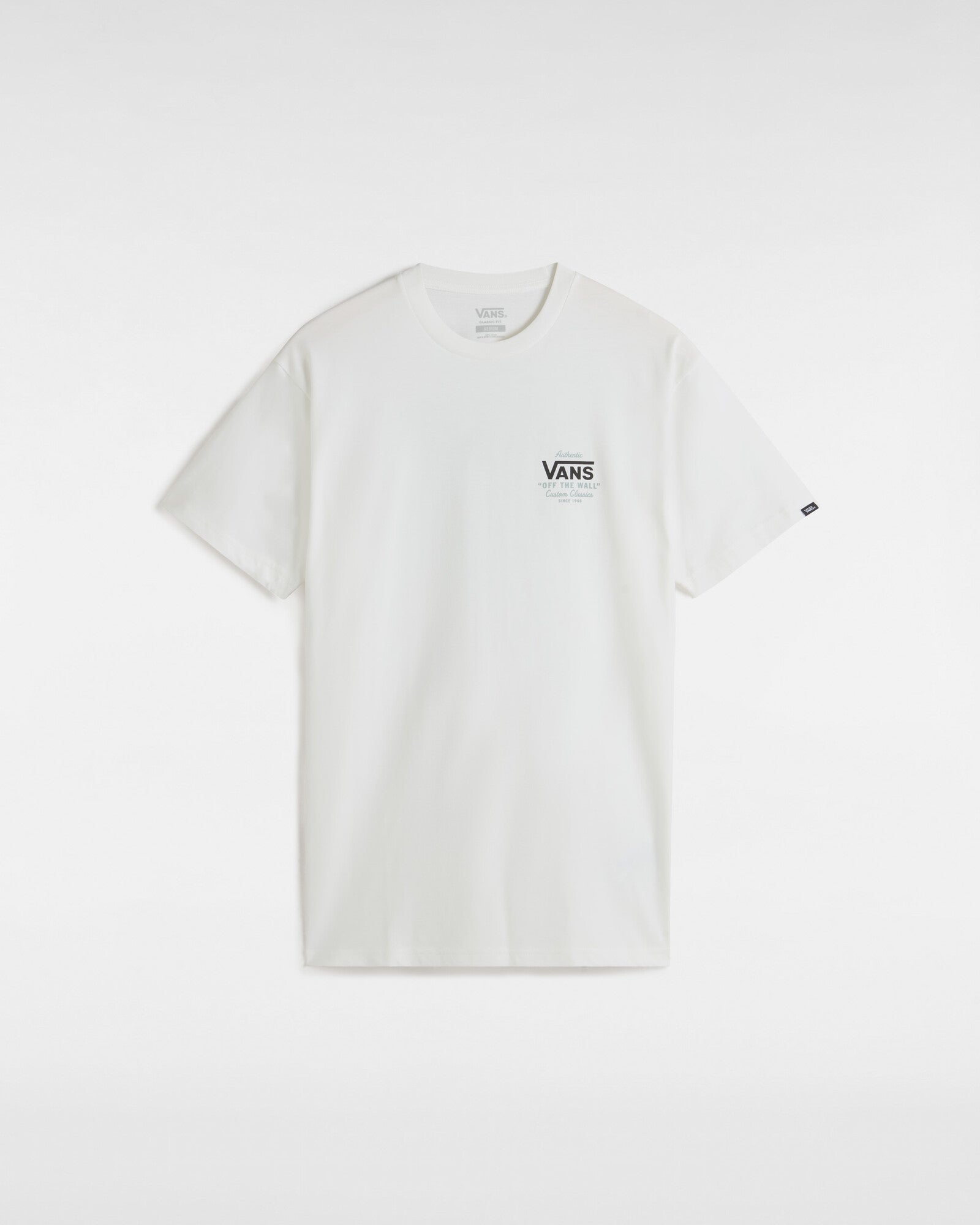 Vans Mens Holder ST Classic T-Shirt - Marshmallow/Frost Grey - ManGo Surfing