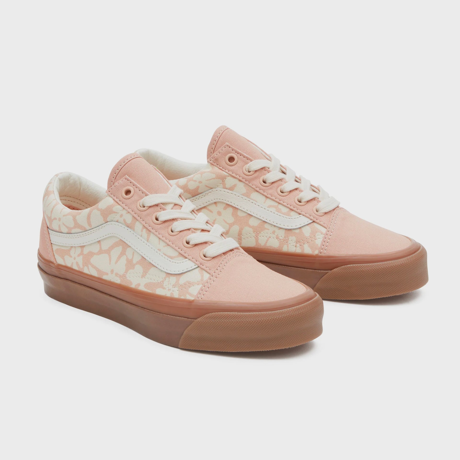 Vans Womens Old Skool 36 LX Shoes Groovy Floral Peach