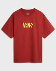 Vans Mens Sombra Loose T-Shirt - Red Ochre - ManGo Surfing