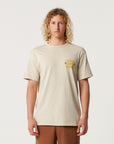 The Critical Slide Society Mens Very Nice T-Shirt - Ecru - ManGo Surfing