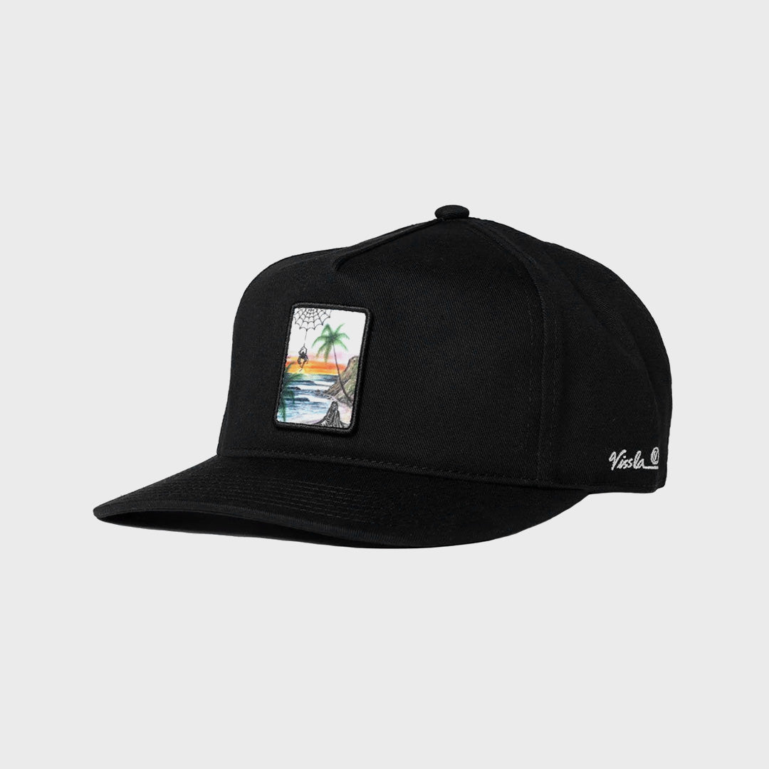 Vissla Mens NK Reaper Hat - One Size - Black - ManGo Surfing