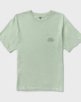 Vissla Mens Psycho Sun Premium Organic Pocket T-Shirt - Agave - ManGo Surfing