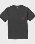 Vissla Mens Psycho Sun Premium Organic Pocket T-Shirt - Phantom - ManGo Surfing