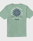 Vissla Mens Spins Organic T-Shirt - Jade - ManGo Surfing