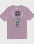 Vissla Hula Hands Organic T-Shirt - Plum - ManGo Surfing