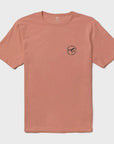 Vissla Mens Coastal Innovators Organic T-Shirt - Papaya - ManGo Surfing