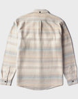 Vissla Mens Descanso Long Sleeve Flannel Shirt - Bone