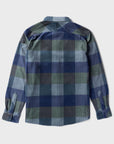 Vissla Mens Eco-zy Long Sleeve Polar Flannel Shirt - Dusty Green - ManGo Surfing