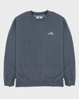Vissla Mens Sunchasers Crew Fleece Sweatshirt - Phantom - ManGo Surfing