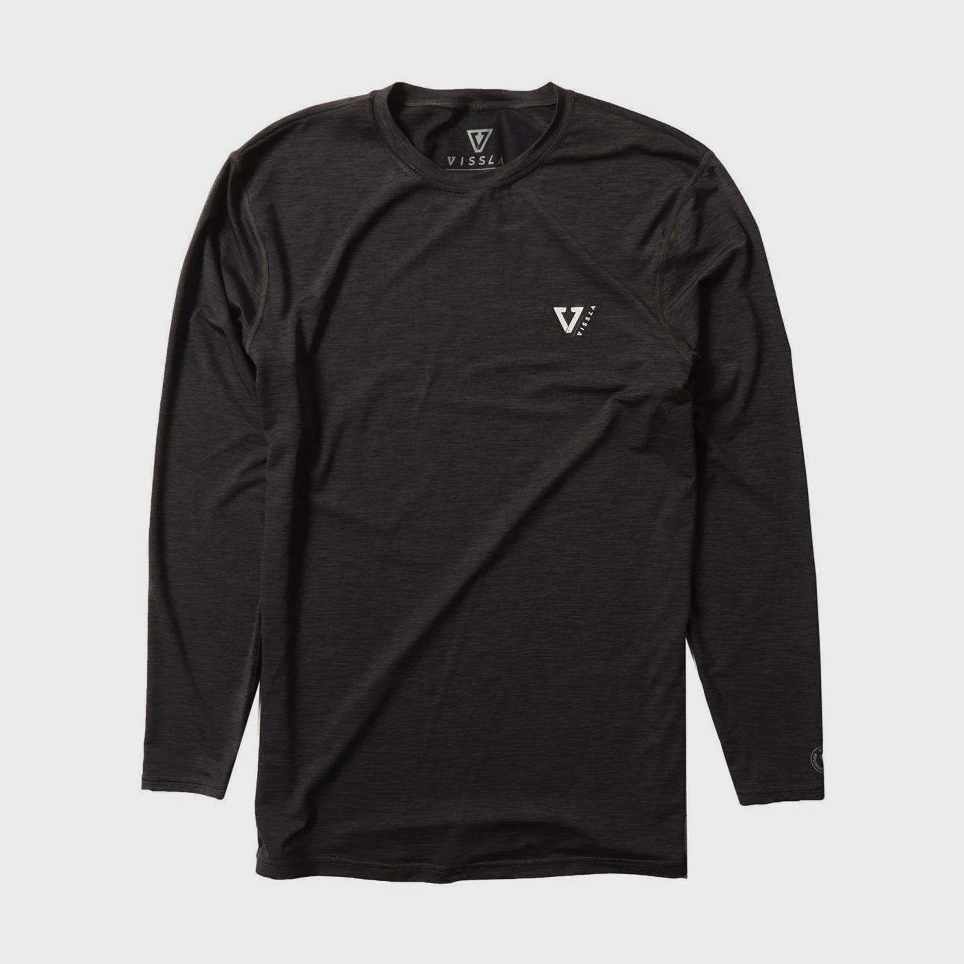 Vissla Mens Twisted Eco Long Sleeve Lycra Tee - Black Heather