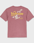 Volcom Mens Back Country T-Shirt - Merlot