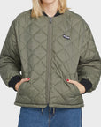 Volcom Womens Milie Jacket - Wintermoss - ManGo Surfing