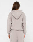 Rusty Womens Signature Oversize Hoodie - Grey Cloud - ManGo Surfing