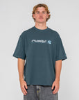 Rusty Mens Jetsetter Short Sleeve T-Shirt - Dark Teal