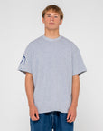Rusty Mens Glaze-R Short Sleeve T-Shirt - Grey Marle