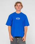 Rusty Mens Turbo Short Sleeve T-Shirt - Royal Blue