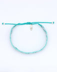 Pineapple Island Melayang Wave Beaded Bracelet - Blue/Pink