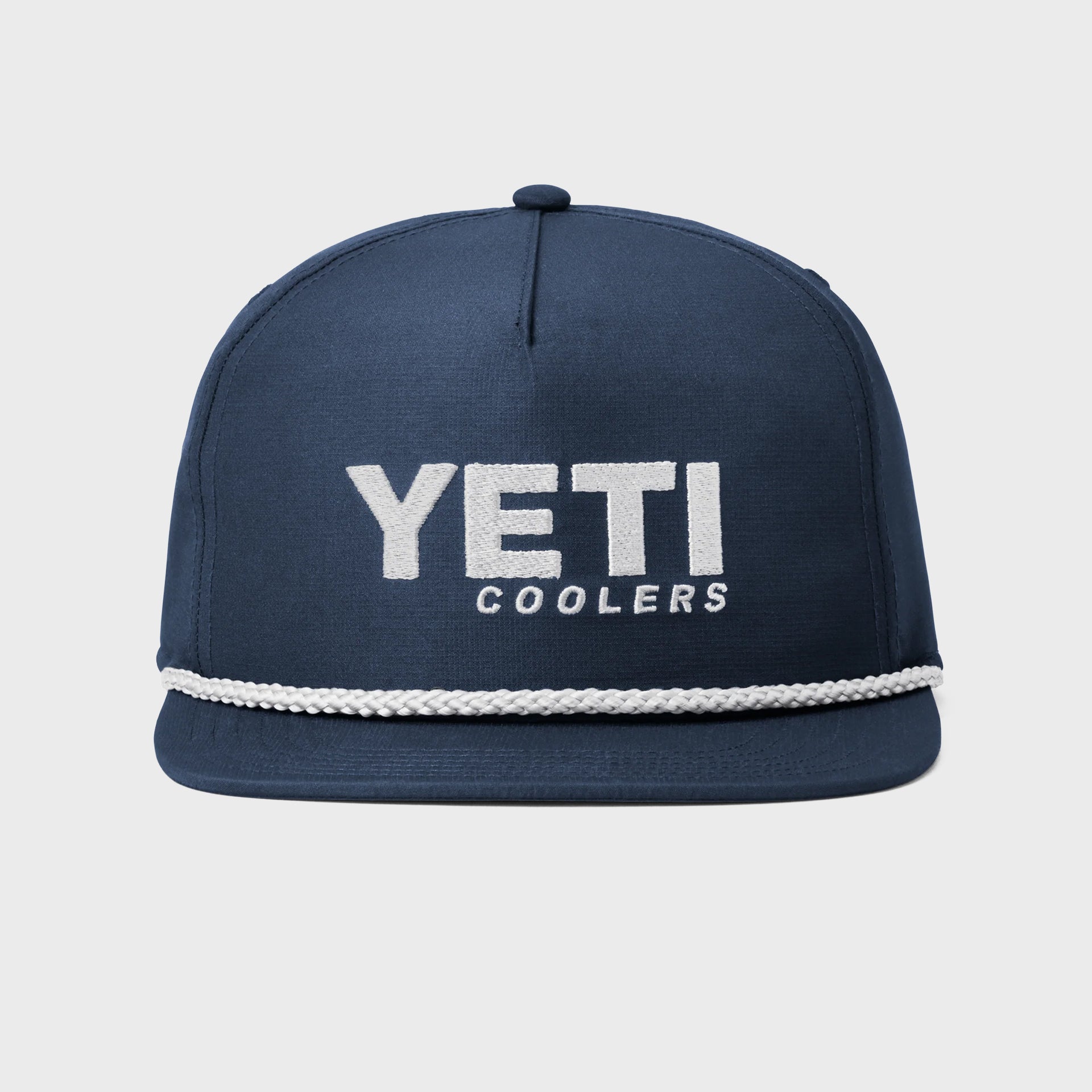 Yeti Coolers Mid Pro Flat Brim Rope Hat - One Size - Navy - ManGo Surfing