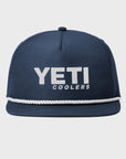Yeti Coolers Mid Pro Flat Brim Rope Hat - One Size - Navy