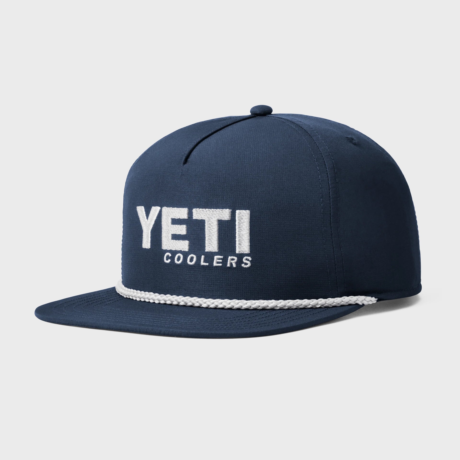 Yeti Coolers Mid Pro Flat Brim Rope Hat - One Size - Navy - ManGo Surfing