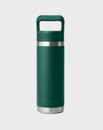 Yeti Rambler 18oz (532 ml) Straw Bottle - Black Forest Green