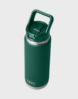 Yeti Rambler 26oz (760 ml) Straw Bottle - Black Forest Green - ManGo Surfing