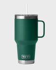 Yeti Rambler 35oz (994 ml) Straw Mug - Black Forest Green - ManGo Surfing