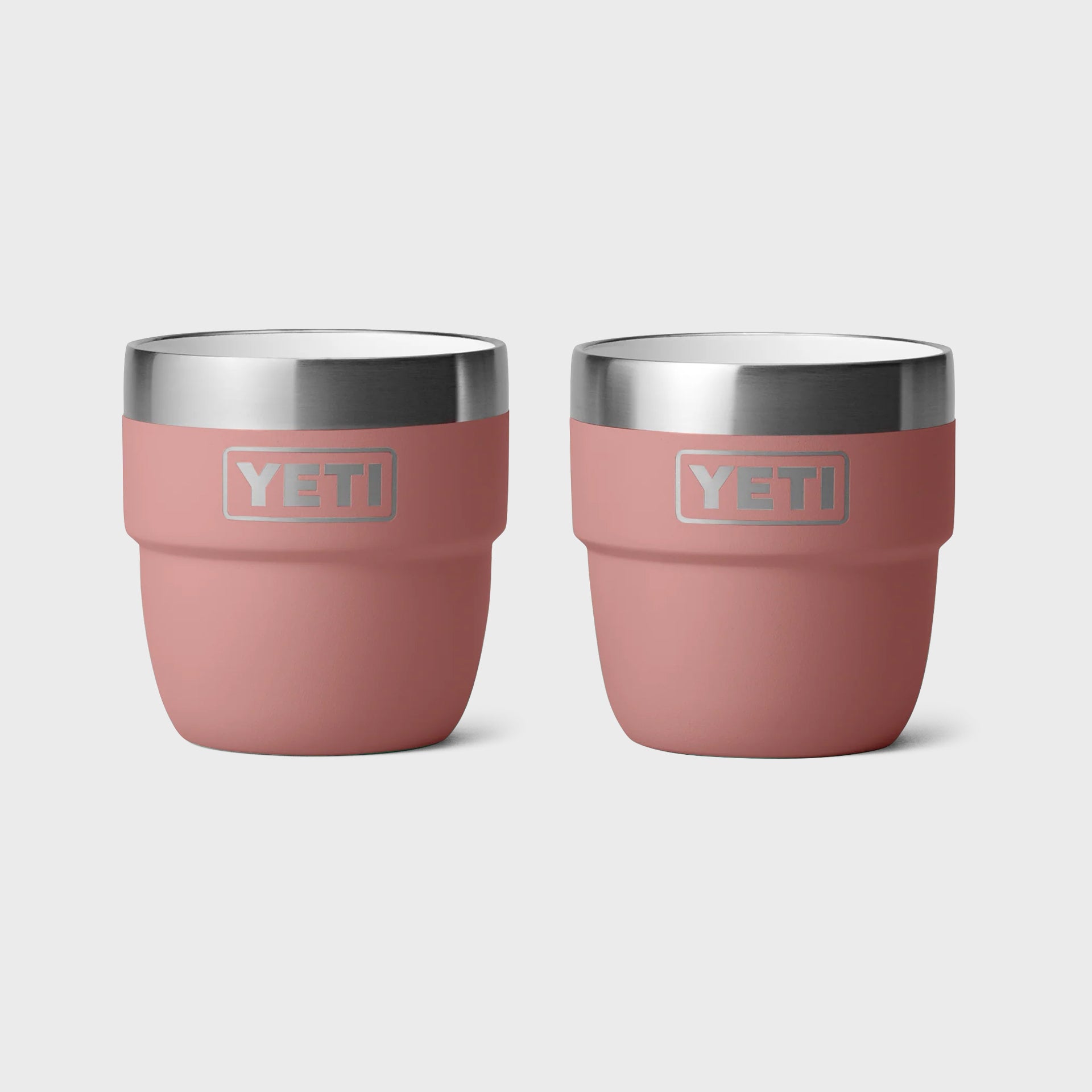 Yeti Rambler 4oz Stackable Espresso Cups (2 Pack) - Sandstone Pink - ManGo Surfing
