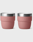 Yeti Rambler 4oz Stackable Espresso Cups (2 Pack) - Sandstone Pink - ManGo Surfing
