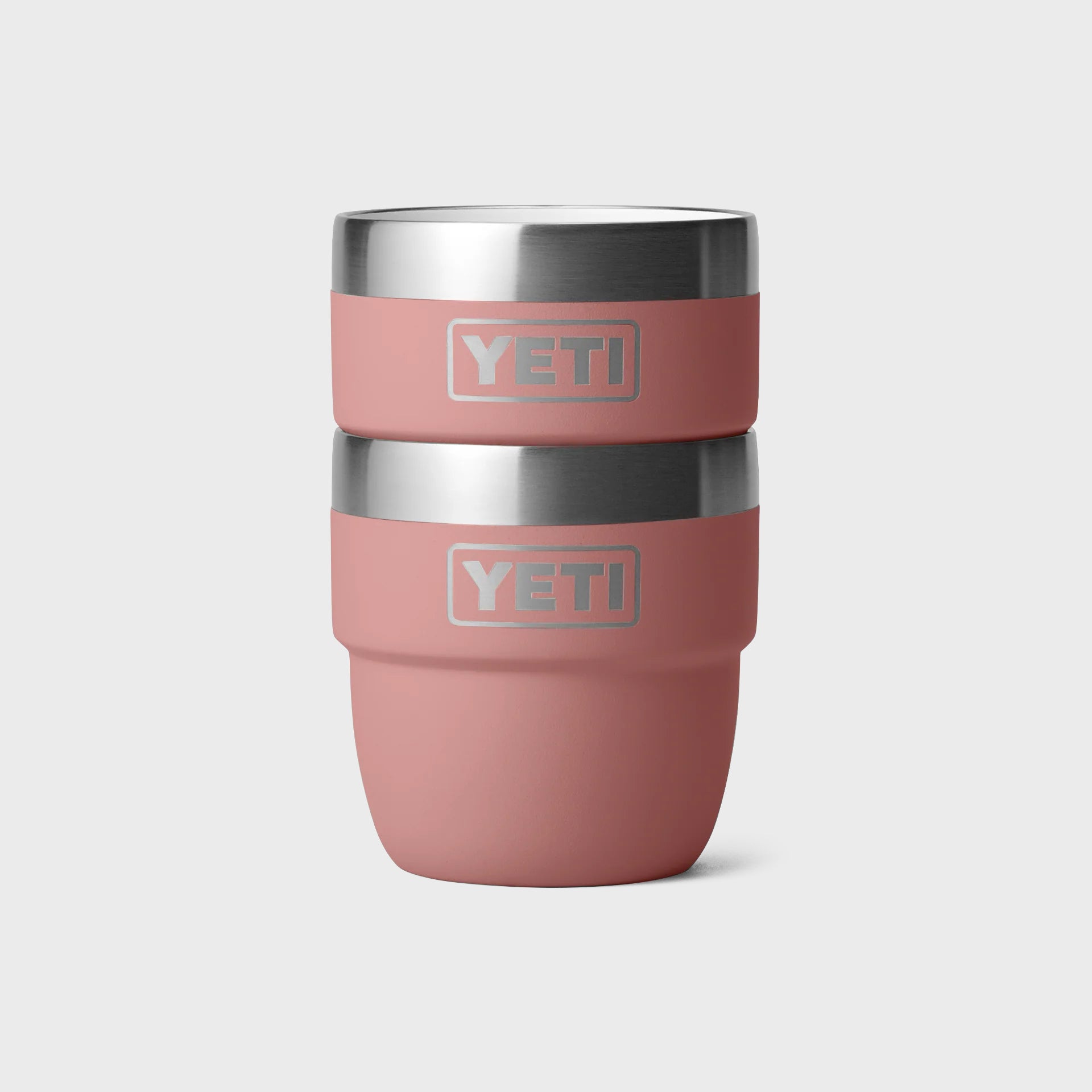 Yeti Rambler 4oz Stackable Espresso Cups (2 Pack) - Sandstone Pink - ManGo Surfing