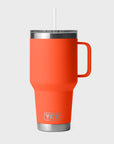 Yeti Rambler 35oz (994 ml) Straw Mug - Papaya - ManGo Surfing